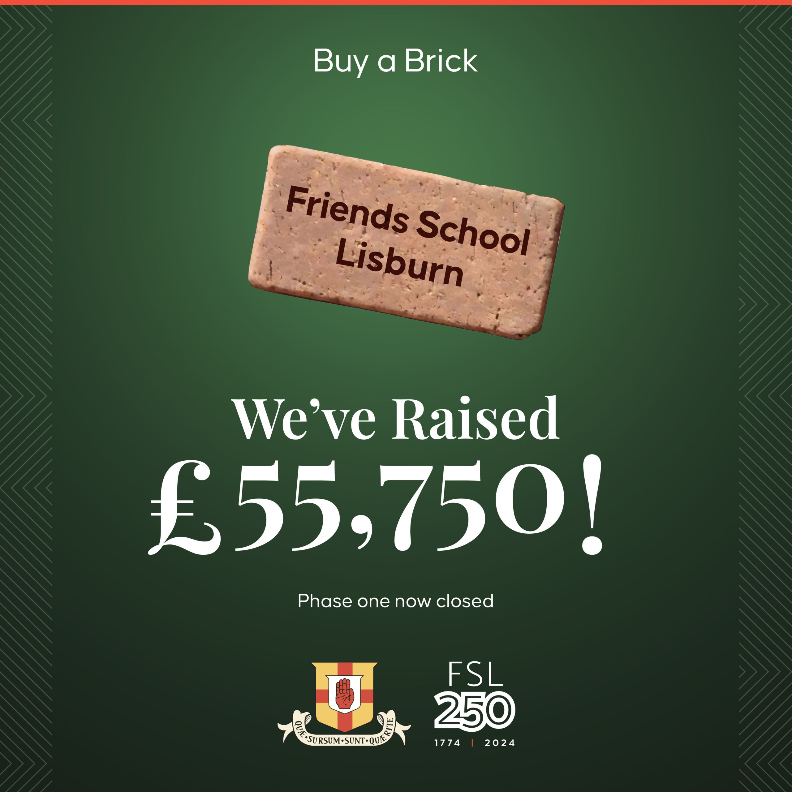 Buy a Brick Campaign Raises £55,750!