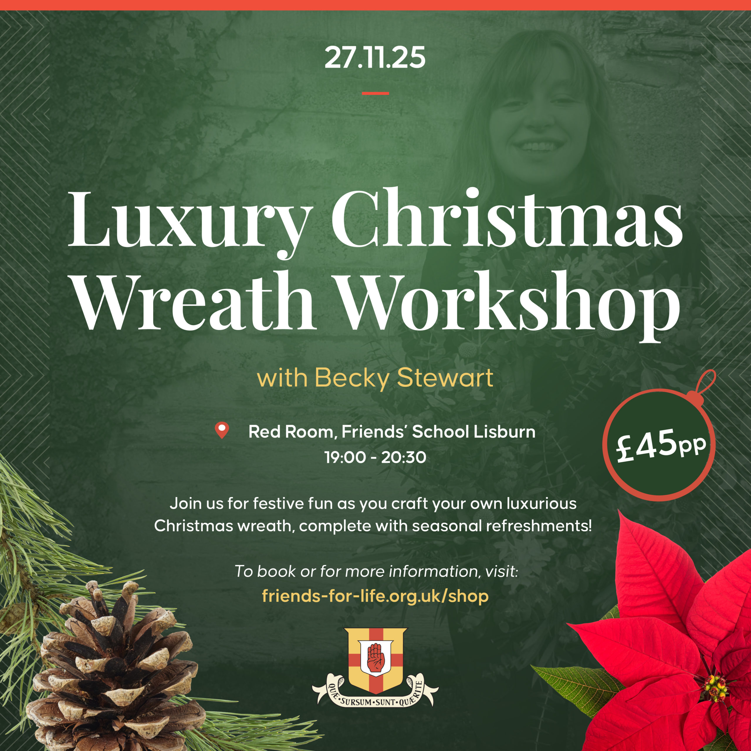 Luxury Christmas Wreath Workshop